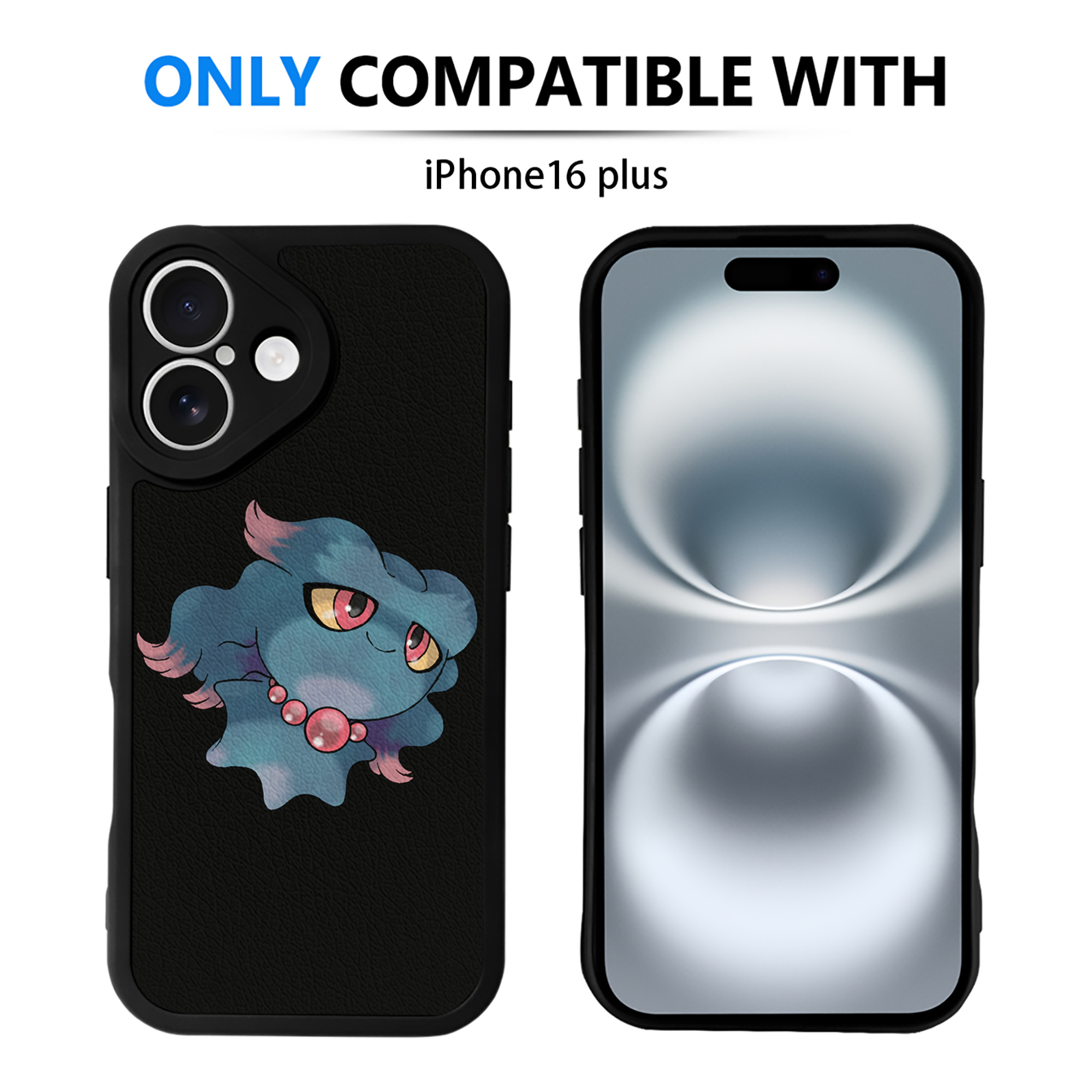 （画像用） ポケットモンスター Pokémon 【iPhone 16シリーズ対応】シリコンスマホケース（レザー調） 材質：シリコン